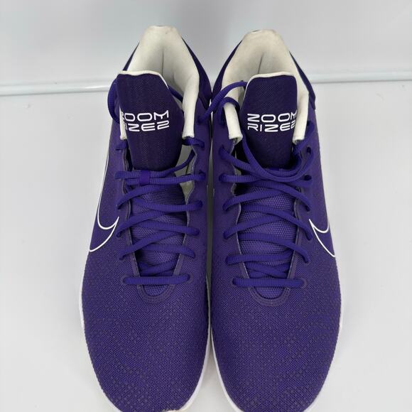 Nike Zoom Air Rize II TB CZ5023-500 Purple and White Athletic Sneakers Size 16 - Picture 8 of 12